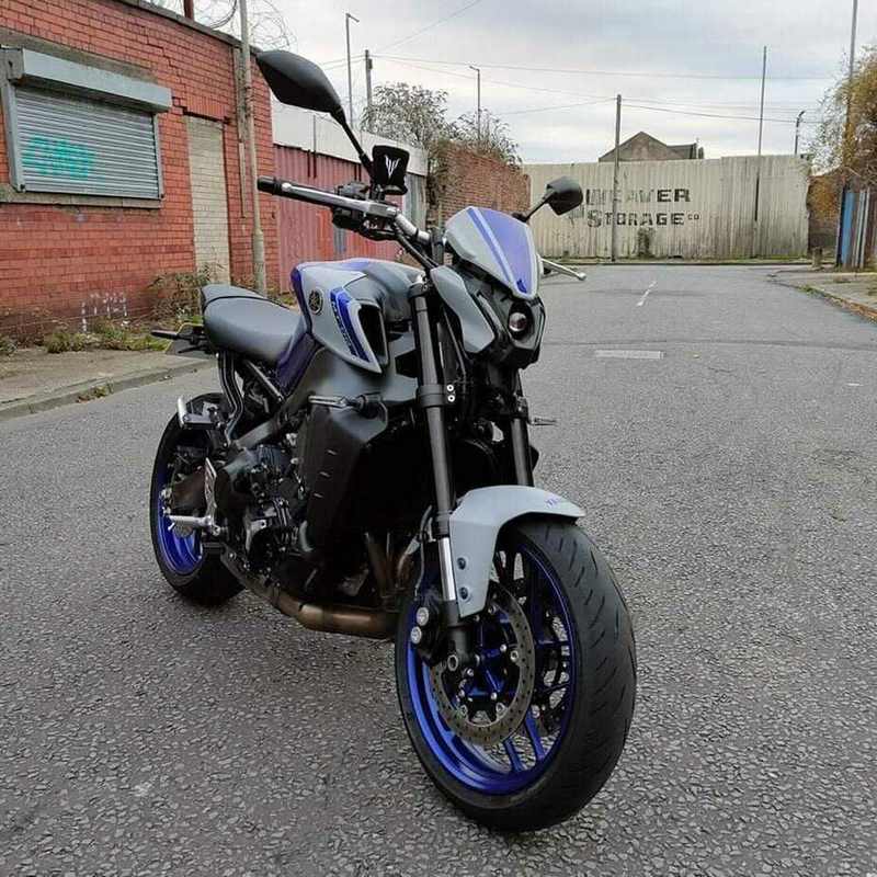 Pyramid Fly Screen | Icon Blue Colours | Yamaha MT-09 2021> | 22160E