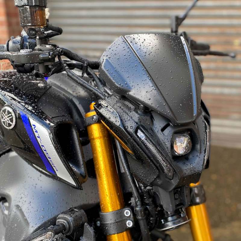 Pyramid Fly Screen | Icon Blue Colours | Yamaha MT-09 2021> | 22160E