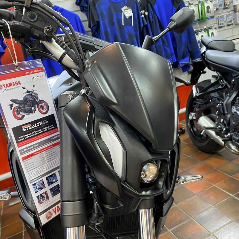 Pyramid Fly Screen | Matte Black | Yamaha MT-07 2021> | 22162M