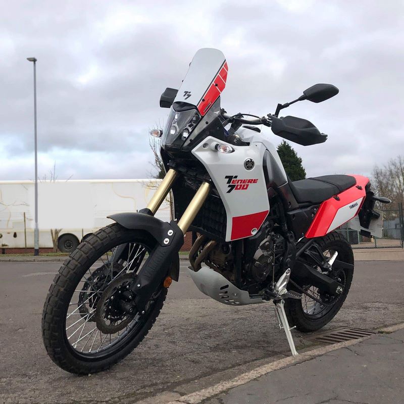 Pyramid Plastics / ピラミッドプラスチック フライスクリーン Competition ホワイト Scheme Yamaha Tenere 700 2019> | 22270C