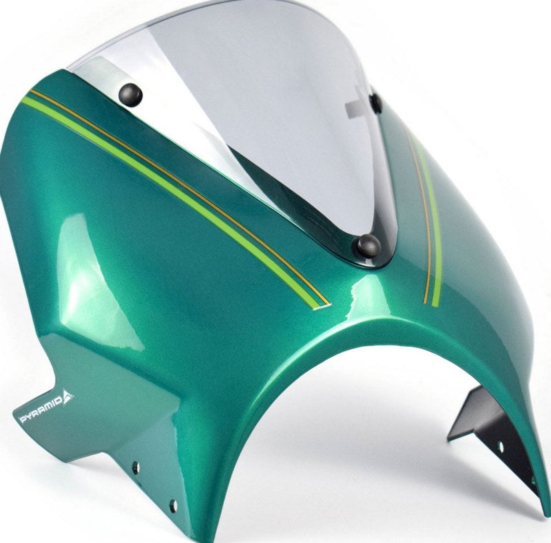Pyramid / ピラミッド フライスクリーン キャンディエメラルドグリーン | Kawasaki Z 650 RS 2022- | 23500D