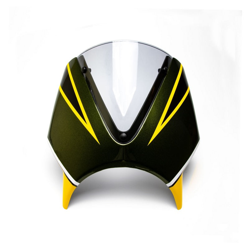 Pyramid Plastics / ピラミッドプラスチック フライスクリーン メタリックグリーン (Candytone グリーン Scheme) Kawasaki Z 900 RS 2019> | 23500Z