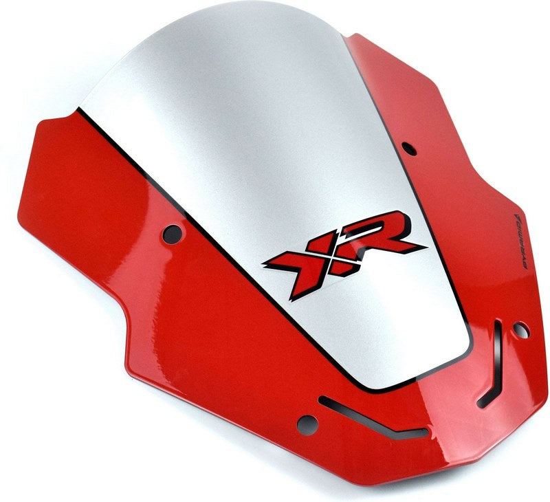 Pyramid Sport Screen | Racing Red & White Aluminium Metallic Matt | BMW S1000 XR 2020> | 24001E