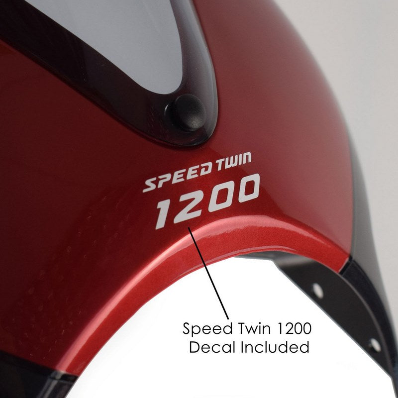 Pyramid / ピラミッド フライスクリーン カーニバルレッド & ストームグレー | Triumph Speed Twin（スピードツイン） 1200 2024- | 26000H