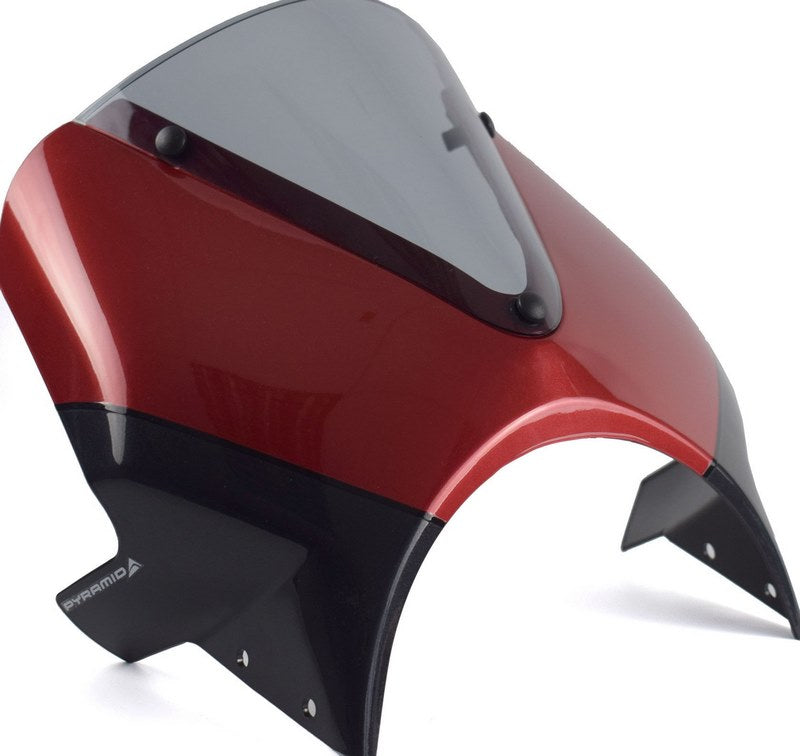 Pyramid / ピラミッド フライスクリーン カーニバルレッド & ストームグレー | Triumph Speed Twin（スピードツイン） 1200 2024- | 26000H