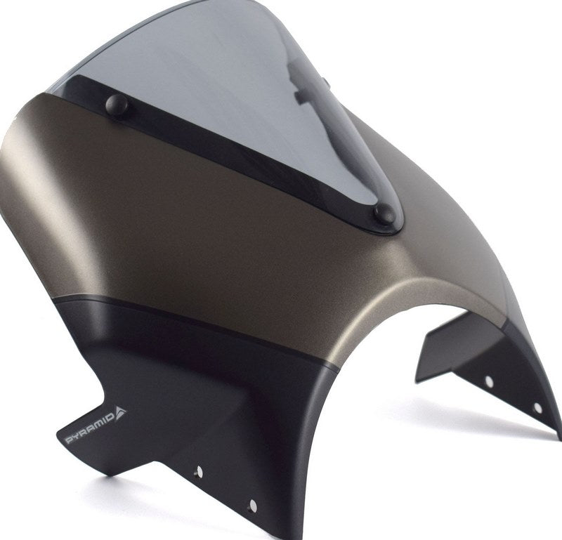 Pyramid / ピラミッド フライスクリーン マット・アイアンストーン & Matte ストームグレー | Triumph Speed Twin（スピードツイン） 1200 2024- | 26000K