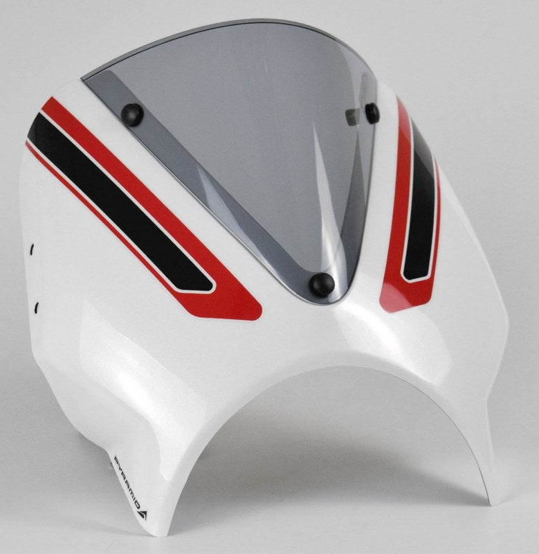Pyramid Fly Screen | Crystal White Scheme | Triumph Trident 660 2021> | 26660D