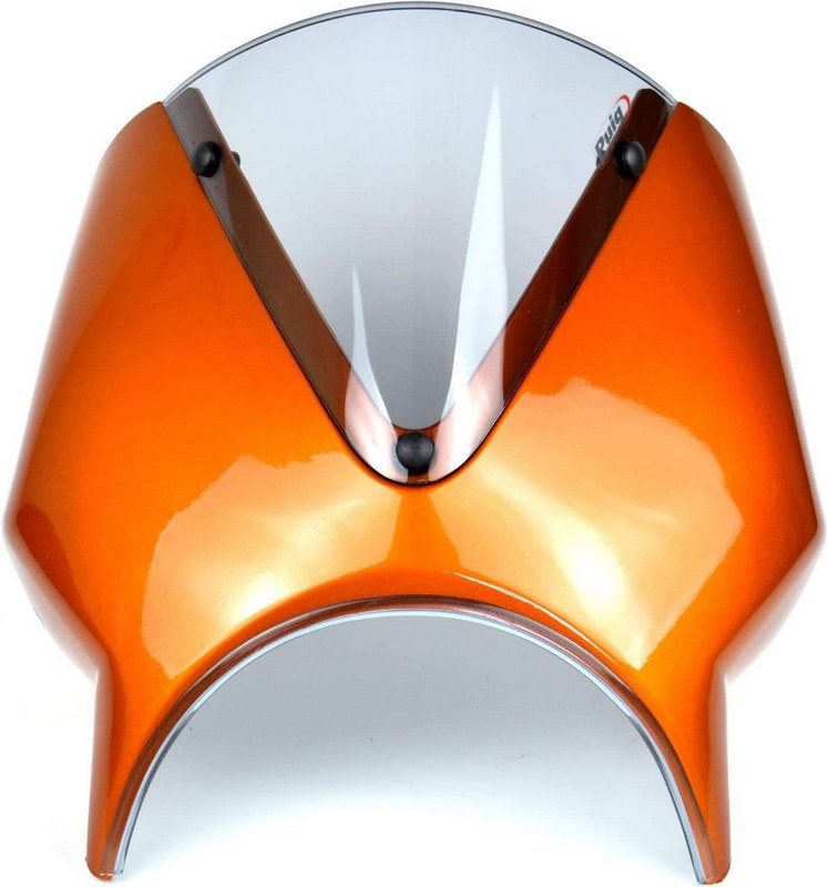 Pyramid Fly Screen | Orange Crush | Royal Enfield Interceptor 650 2018> | 297950D