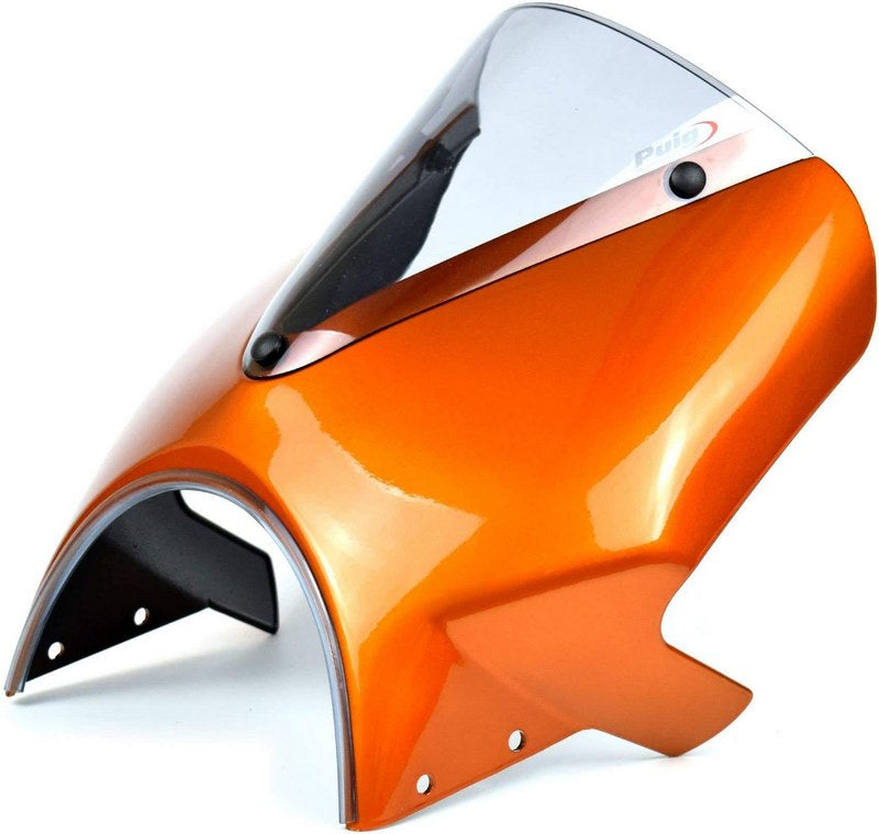 Pyramid Fly Screen | Orange Crush | Royal Enfield Interceptor 650 2018> | 297950D