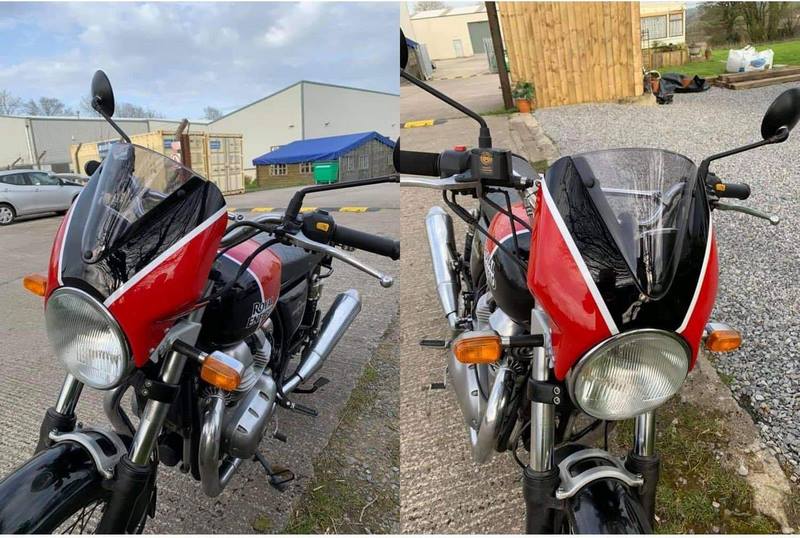 Pyramid Fly Screen | Ravishing Red Scheme | Royal Enfield Interceptor 650 2018> | 297950R