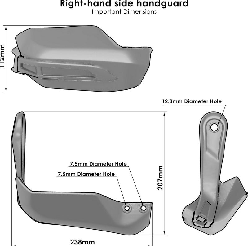 Pyramid / ピラミッド ハンドガード マットブラック | 30015M