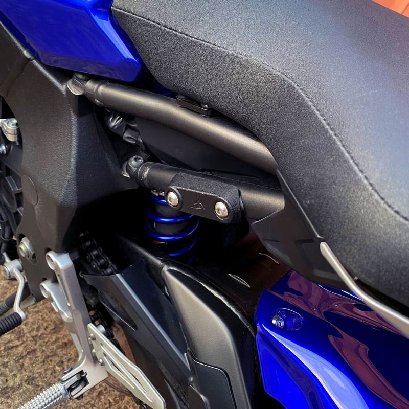 Pyramid Rear Peg Blanking Blocks | Matte Black | Yamaha MT-10 2016> | 32102M