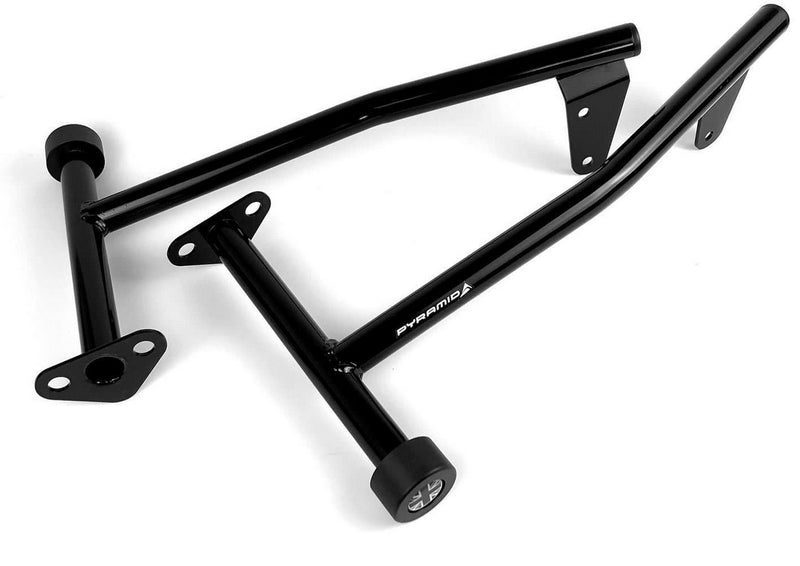 Pyramid Engine Bars | Gloss Black | Yamaha YS 125 2017> | 35300