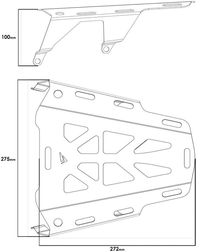 Pyramid Seat Rack | Orange | KTM 1290 Superduke R 2020> | 35990D