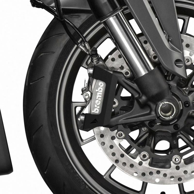 Pyramid / ピラミッド ブレーキキャリパーガード マットブラック | Moto Guzzi V100 Mandello 2022- | 36875M