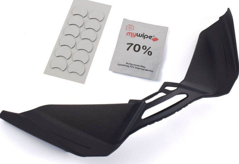 Pyramid / ピラミッド フロンタルウイング マットブラック | Yamaha MT-09 2024- | 38250M