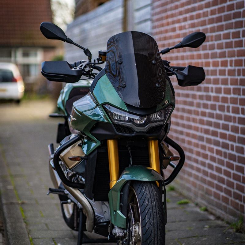 Pyramid / ピラミッド ハンドガード マットブラック | Moto Guzzi V100 Mandello 2022- | 38870M