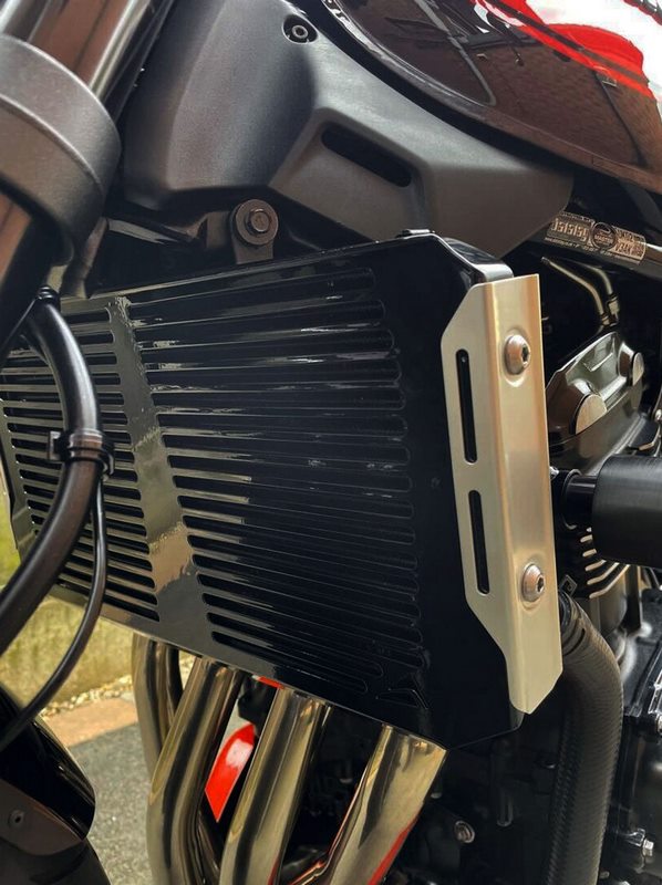 Pyramid / ピラミッド ラジエーターガード マットブラック | Kawasaki Z 900 RS 2018>2020 | 523900M