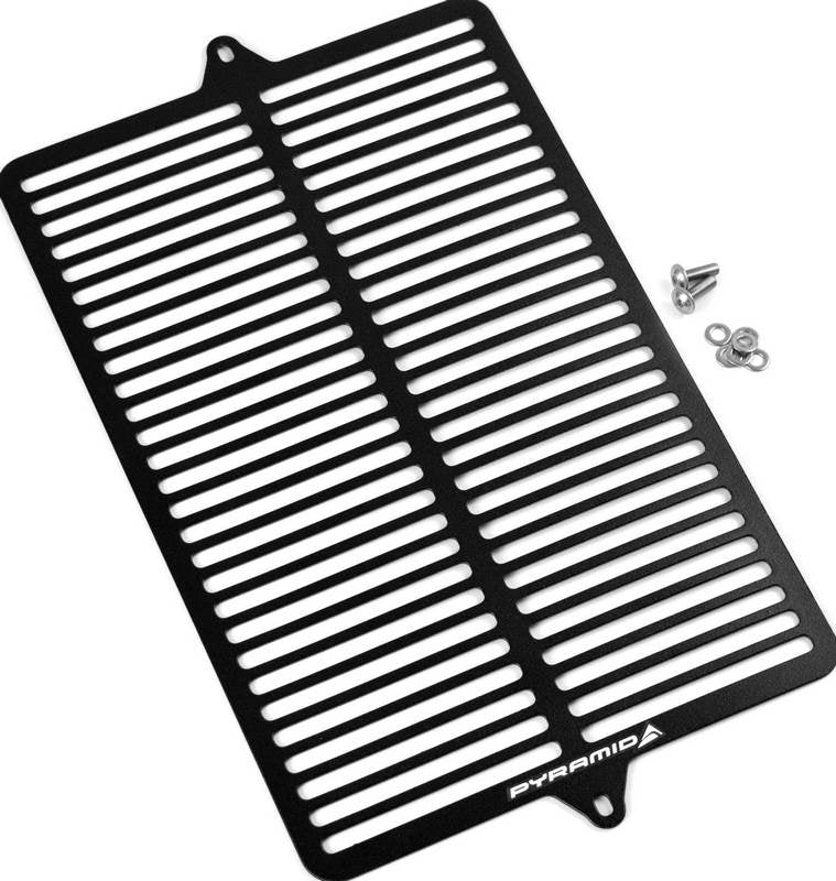 Pyramid / ピラミッド ラジエーターガード マットブラック | Triumph ボンネビルボバー 2017- | 526121M