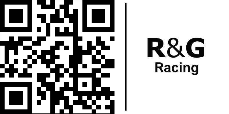 R&G エアロウェットニースライダー ホワイト (左右セット) AKS0002WH