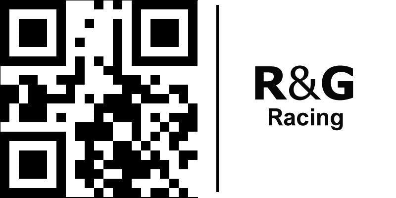 R＆G（アールアンドジー） バーエンドスライダー ブラック XTZ700 Tenere （19-） ハンドガード付き車両用