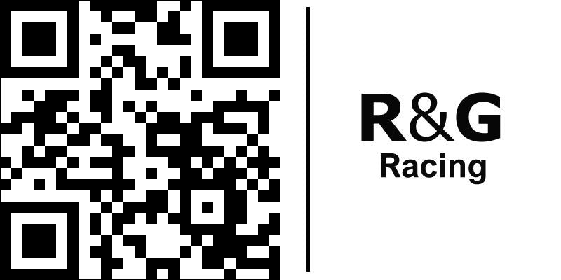 R&G(アールアンドジー) リアフットレストプレート ブラック S1000RR(10-15) RG-BLP0002BKSINGLE