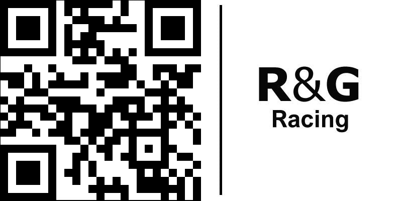 R&G（アールアンドジー） リアフットレストプレート BLK FZ8 10- (| BLP0005BK)