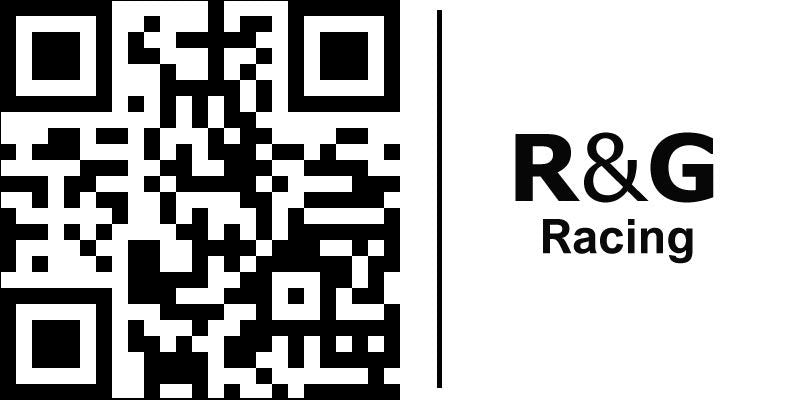 R&G（アールアンドジー） リアフットレストプレート ブラック GSR750(11-16)、GSX-S750(17-) | BLP0009BK