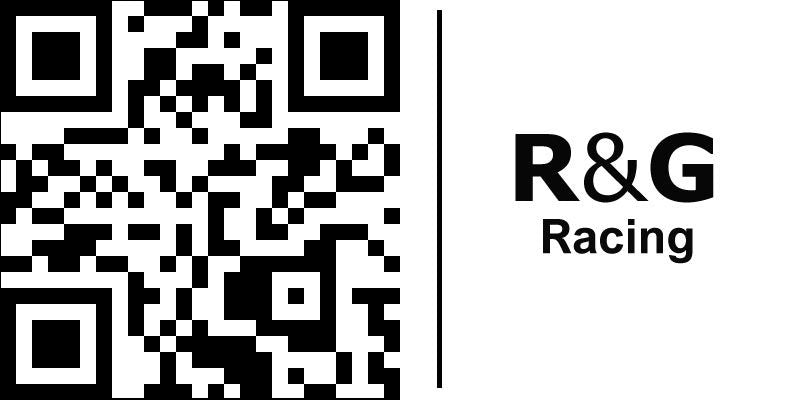 R&G（アールアンドジー） リアフットレストプレート ブラック MT-09(14-) | BLP0031BK