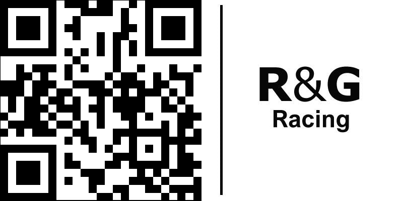 R&G（アールアンドジー） リアフットレストプレート ブラック RC125(14-) RC200(14-) RC390(14-) | BLP0036BK
