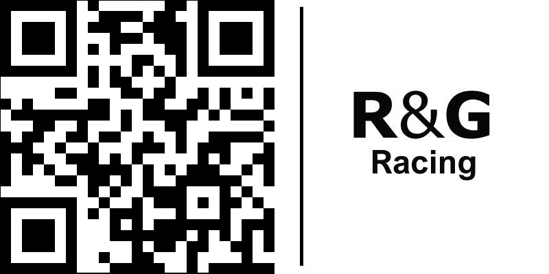 R&G(アールアンドジー) リアフットレストプレート LHS ブラック S1000XR(15-) RG-BLP0047BK