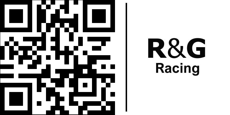 R&G (アールアンドジー) リア・フットレスト Blanking Plate - BMW R1200R/RS '15-  ブラック | BLP0048BK