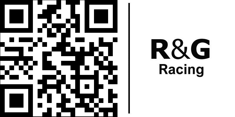 R&G（アールアンドジー） リアフットレストプレート ブラック XSR700(16-) | BLP0055BK