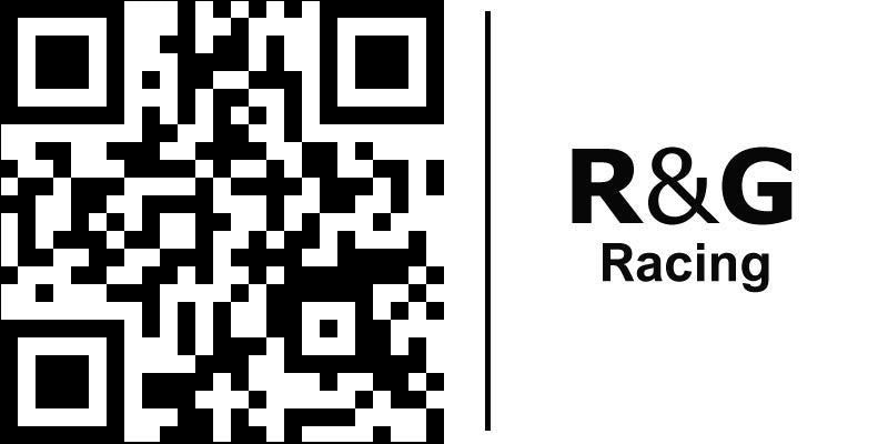 R&G (アールアンドジー)  リアフットレスト ブランクプレートキット ブラック | BLP0060BK