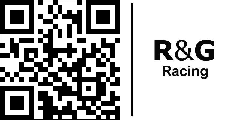 R&G（アールアンドジー） リアフットレストプレート ブラック GSX-R125(17-)、GSX-S125(17-) | BLP0082BK