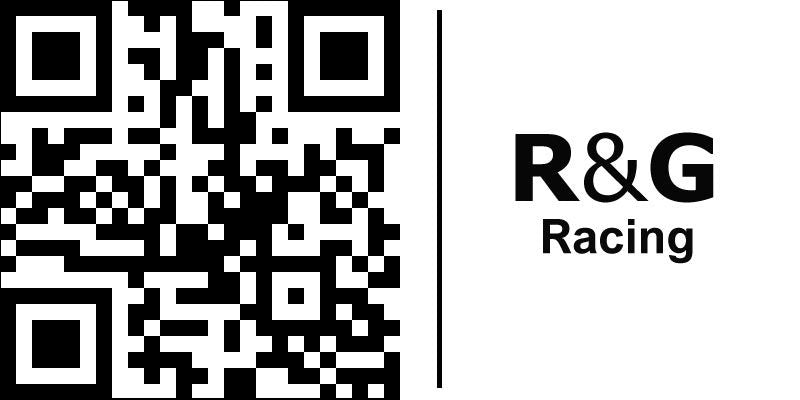 R&G（アールアンドジー） リアフットレストプレート ブラック Ninja250(18-) | BLP0084BK