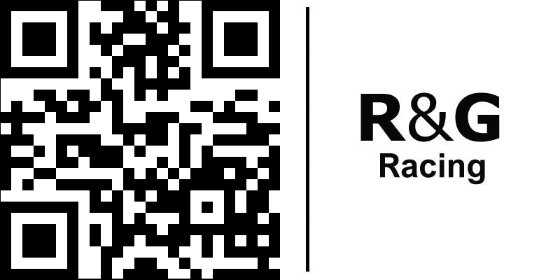 R&G(アールアンドジー) リアフットレストプレート left ブラック KAWASAKI Ninja125(19-)/Z125(19-) RG-BLP0091BK