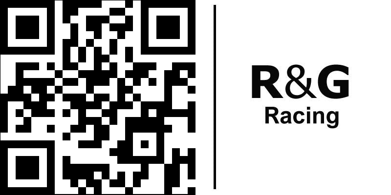 R&G (アールアンドジー) リア・フットレスト Blanking Plates - KTM 790 Adventure '19- & Yamaha Tenere 700 '19- (ペアセット)  ブラック | BLP0094BK