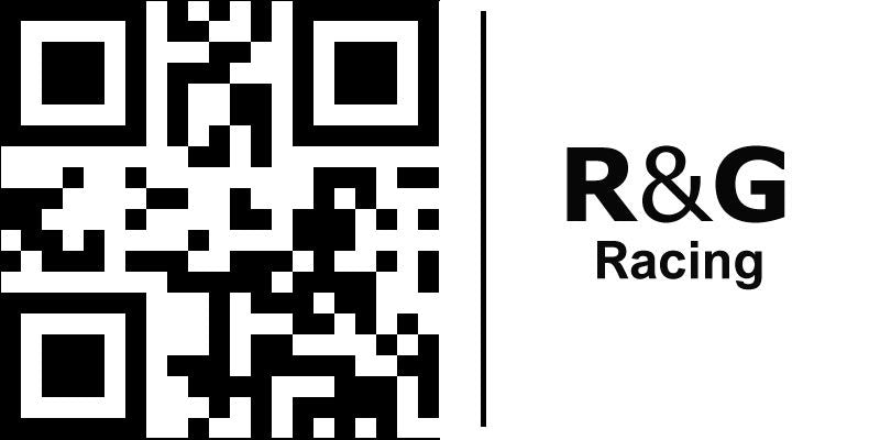 R&G(アールアンドジー) エアロクラッシュプロテクター ブラック APRILIA RS125 RG-CP0106BL