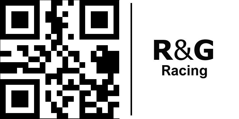 R&G(アールアンドジー) エアロクラッシュプロテクター ブラック YAMAHA YZF-R125(19-) RG-CP0461BL