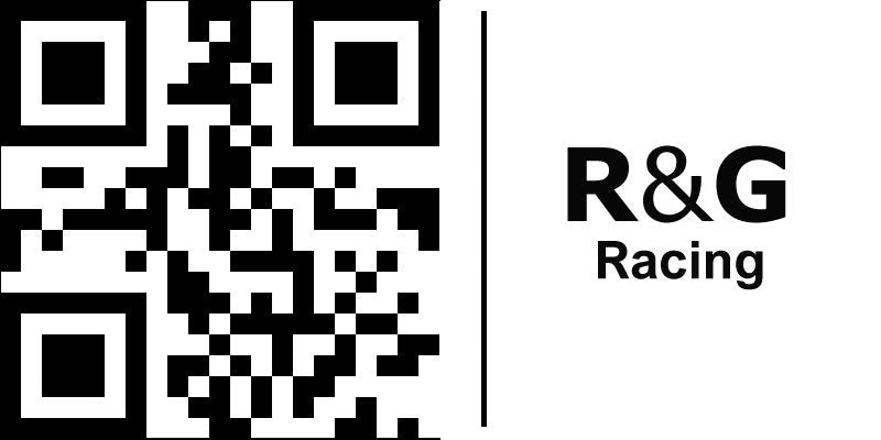 R&G (アールアンドジー) コットンリール - Honda CRF1100L Africa Twin Adventure Sports and CRF1100L Africa Twin Standard Model '20- (オフセット ) (ペアセット)  ブラック | CR0080BK
