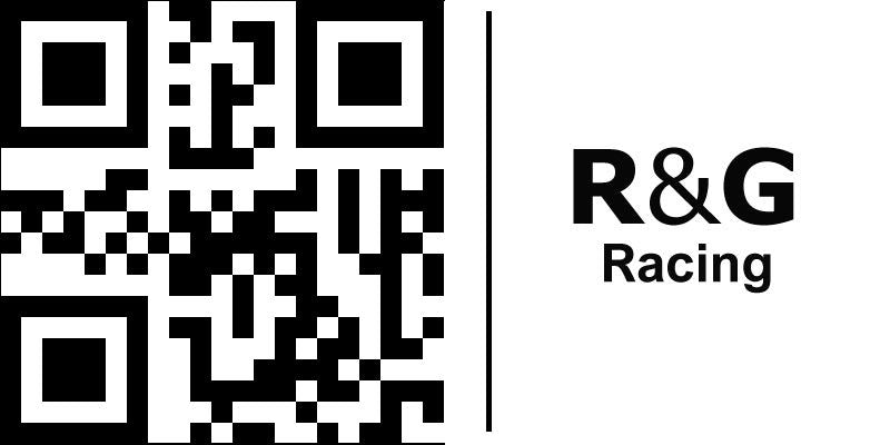 R&G(アールアンドジー) ダウンパイプグリルガード アルミニウム ブラック F800GT(13-) RG-DG0017BK