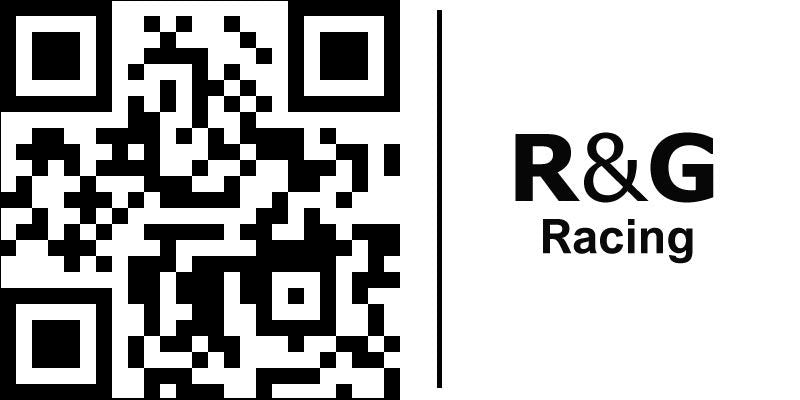 R&G (アールアンドジー) Universalハイウェイペグ - 1(25.4mm) / 7/8 (22mm) Bars (ペアセット)  ブラック | HWP0002BK