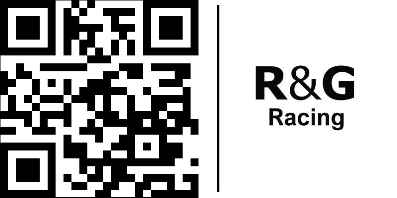 R&G(アールアンドジー) キックスタンドシュー アルミニウム/ステンレス シルバー/ブラック R1200GS (13-) RG-PKS0020SI