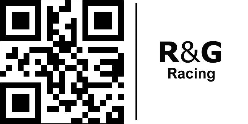 R&G (アールアンドジー)  フットボードスライダーブラック/シルバー | TP0024BK