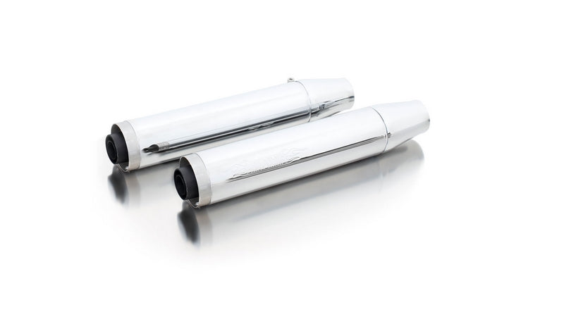 2倍カスタム排気管ステンレスクロームエンドキャップ直線エンド 2個、ステンレスクローム接続チューブ（ユーロ4キャタライザー含む）2個、EC認証取得