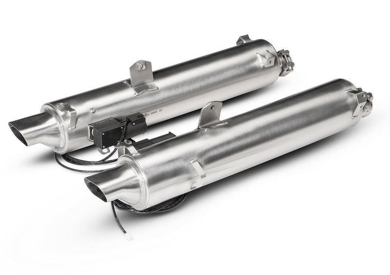 ゴールドウィングスリップオンスポーツマフラー（ASCシステム・左右システム付）、純正エキゾーストカバー装着済み、EC認証取得済み