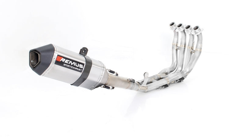 高性能レーシングシステム、ステンレスヘッダー 4-2-1（コニカルチューブ付）およびフルチタニウムレーシングオオカミマフラー（認証非取得）