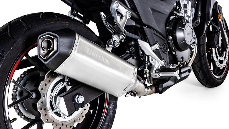 オオカミスリップオンスポーツマフラー（接続管付）、ステンレスマット、EC認証