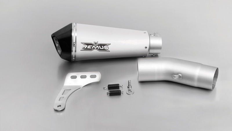 ハイパーコーン スリップオン マフラー（接続管付・触媒なし）チタン製 65mm EC認証非取得
